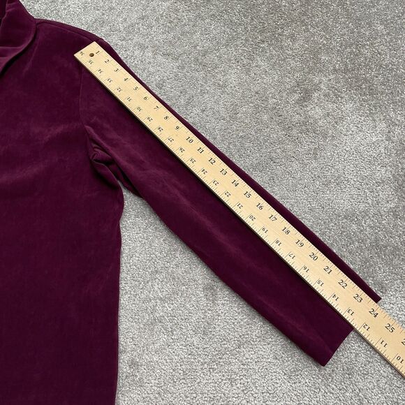 Briggs New York Shaket Shirt Jacket Womens Large Red Button Up Casual Workwear - Picture 8 of 10